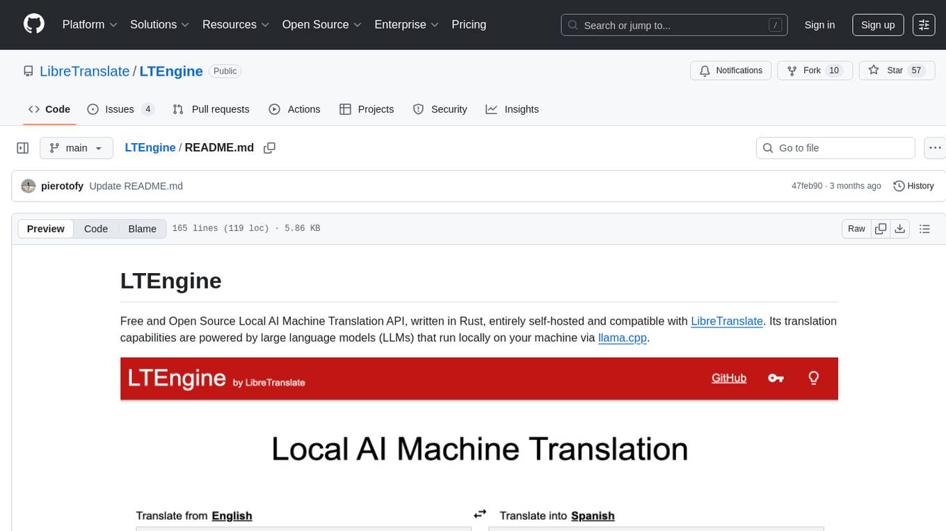 LTEngine Screenshot
