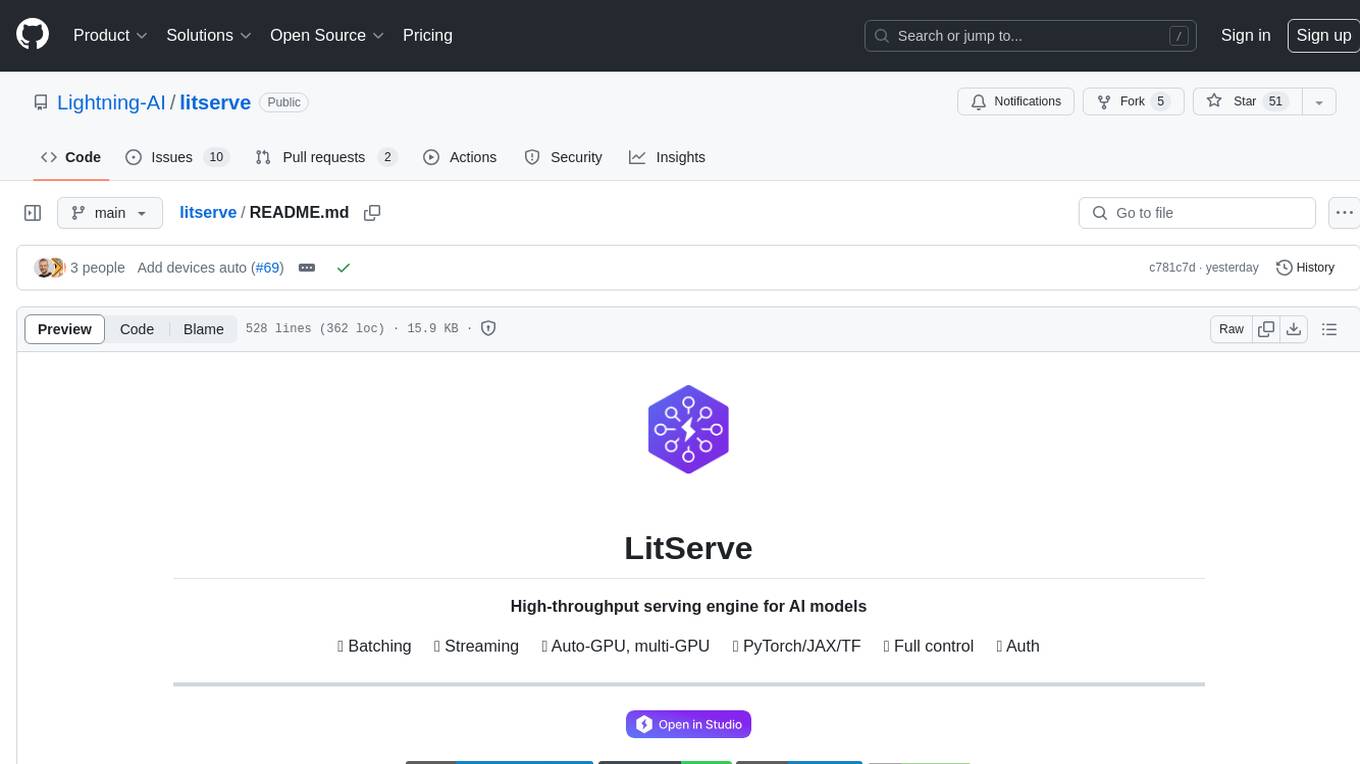 litserve Screenshot