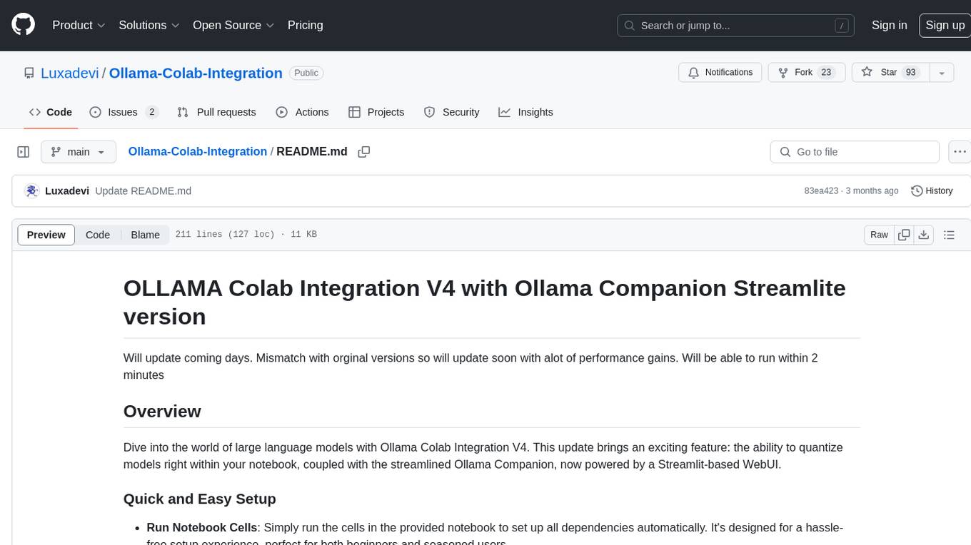 Ollama-Colab-Integration Screenshot