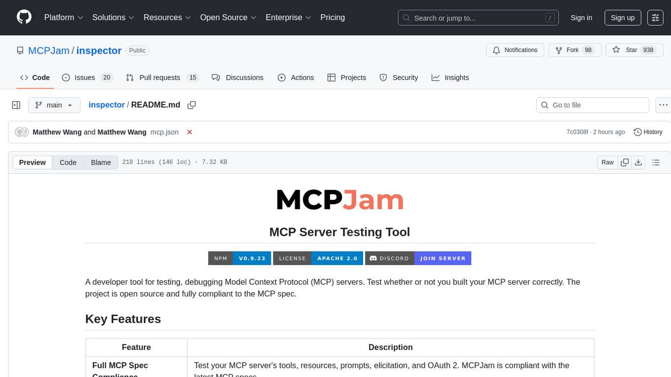 inspector Screenshot