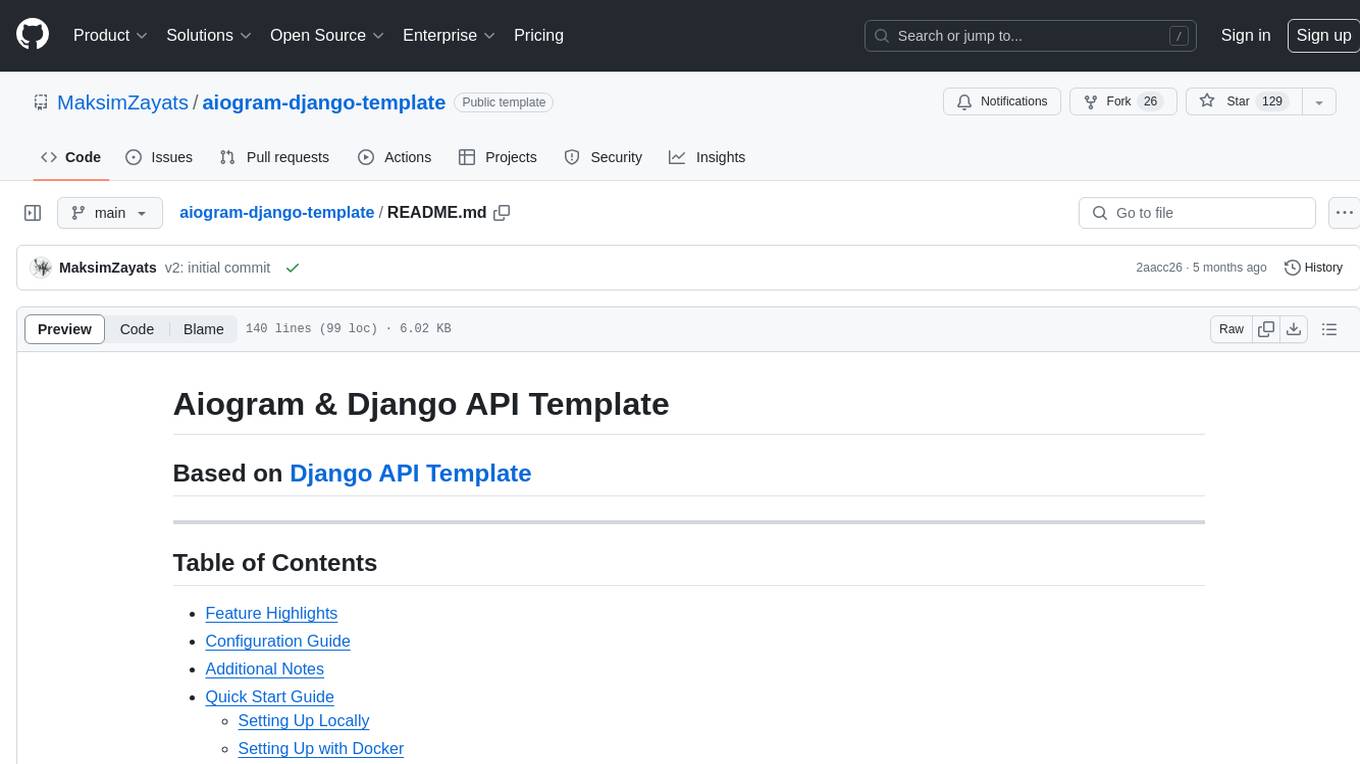 aiogram-django-template Screenshot