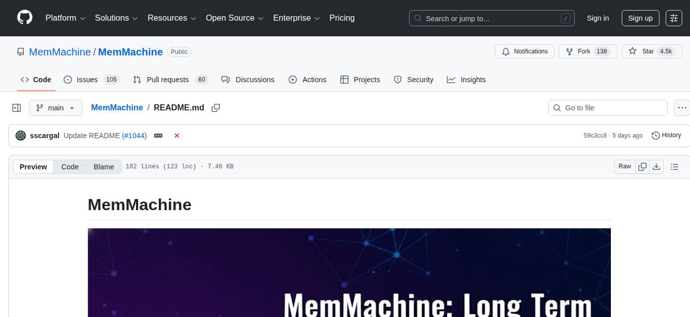 MemMachine Screenshot