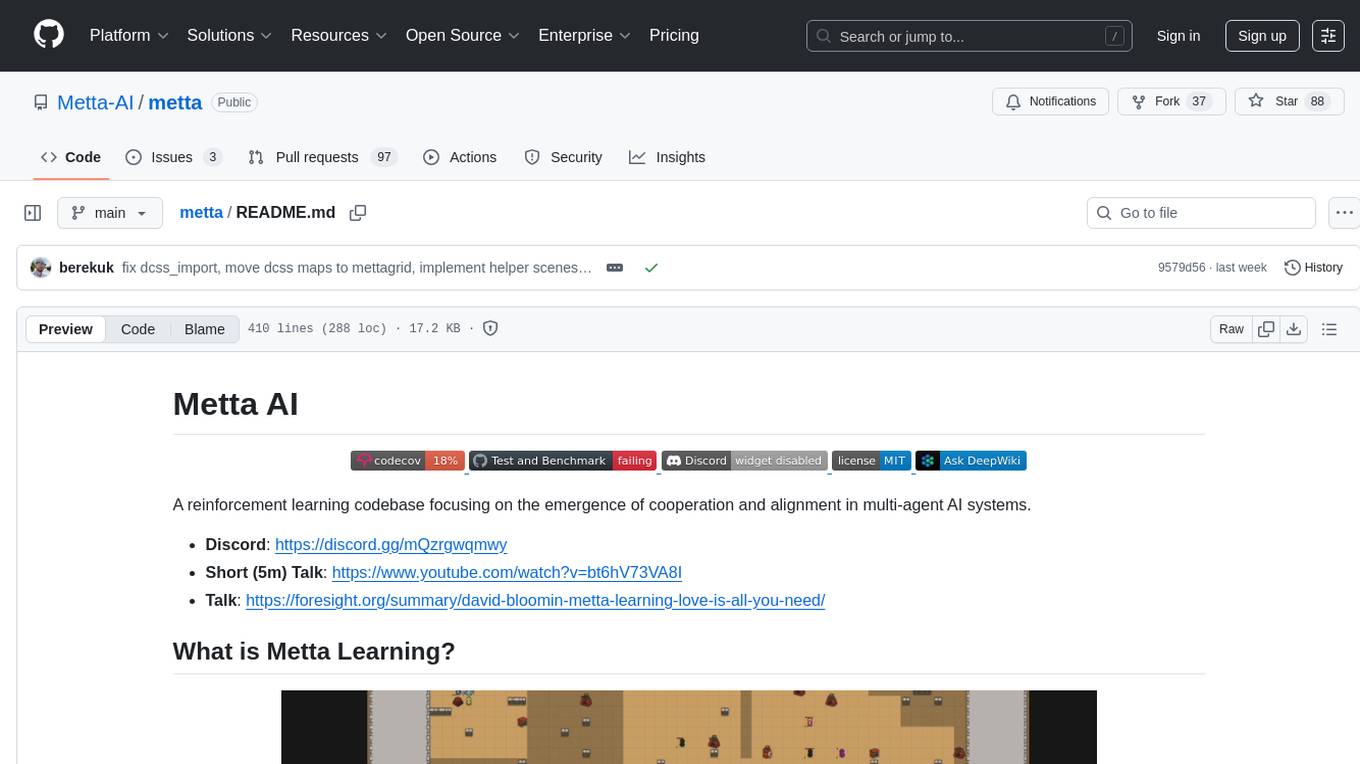 metta Screenshot