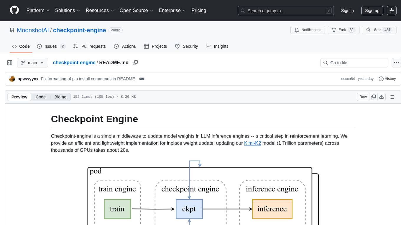 checkpoint-engine Screenshot
