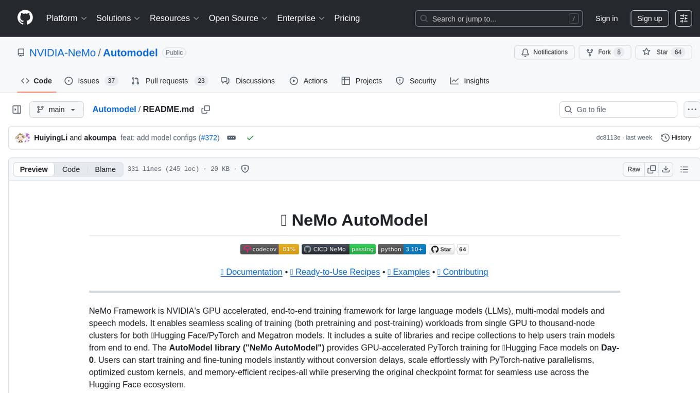 Automodel Screenshot