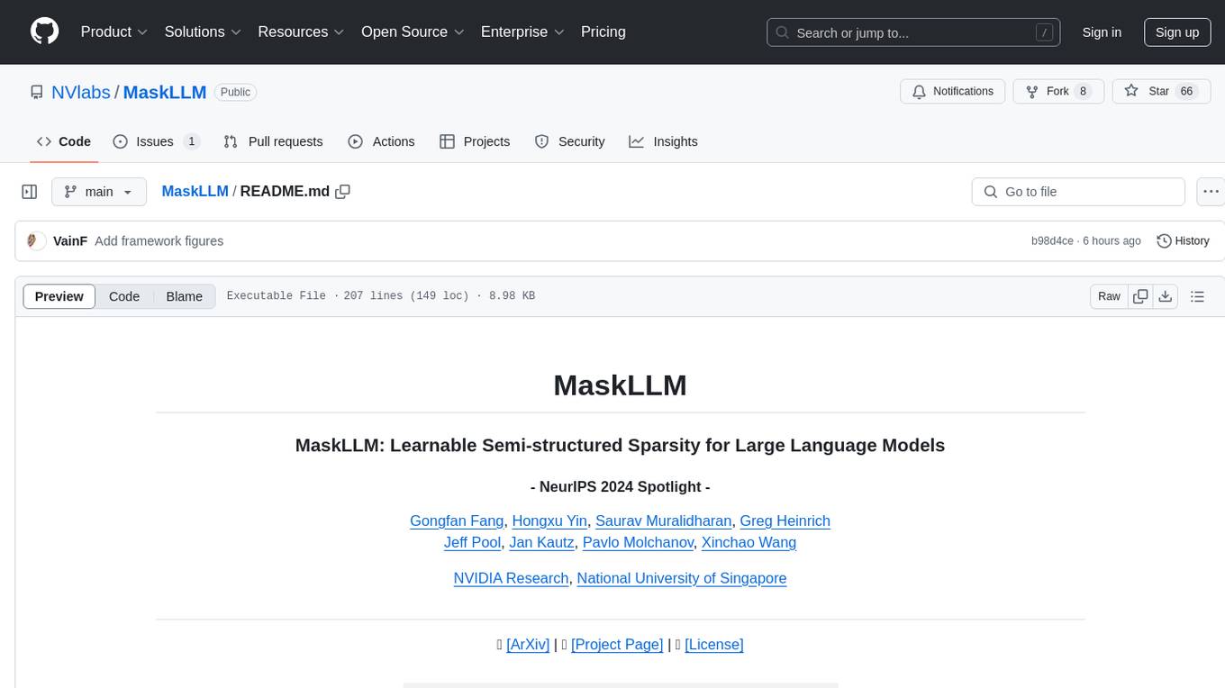 MaskLLM Screenshot