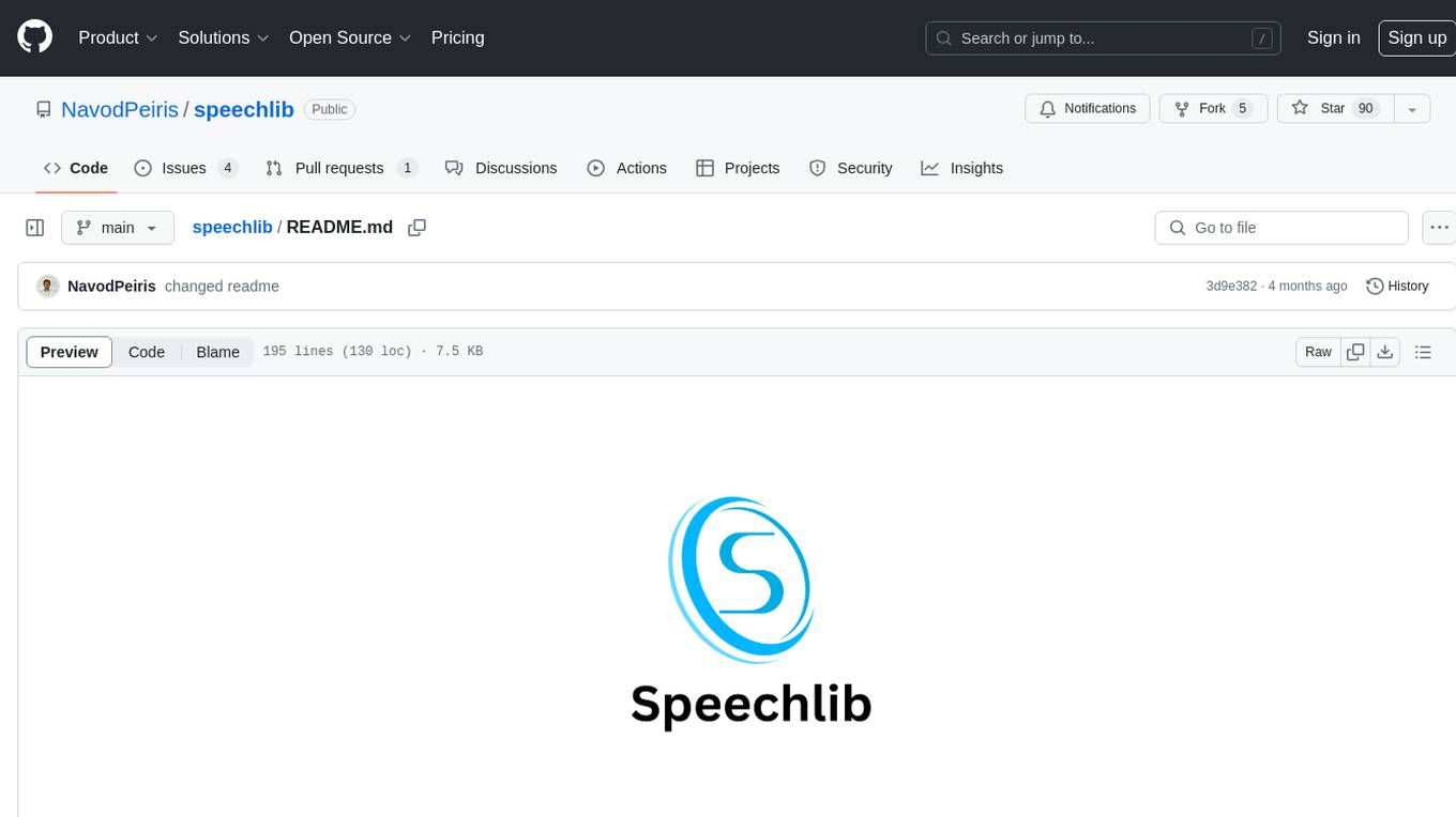 speechlib Screenshot