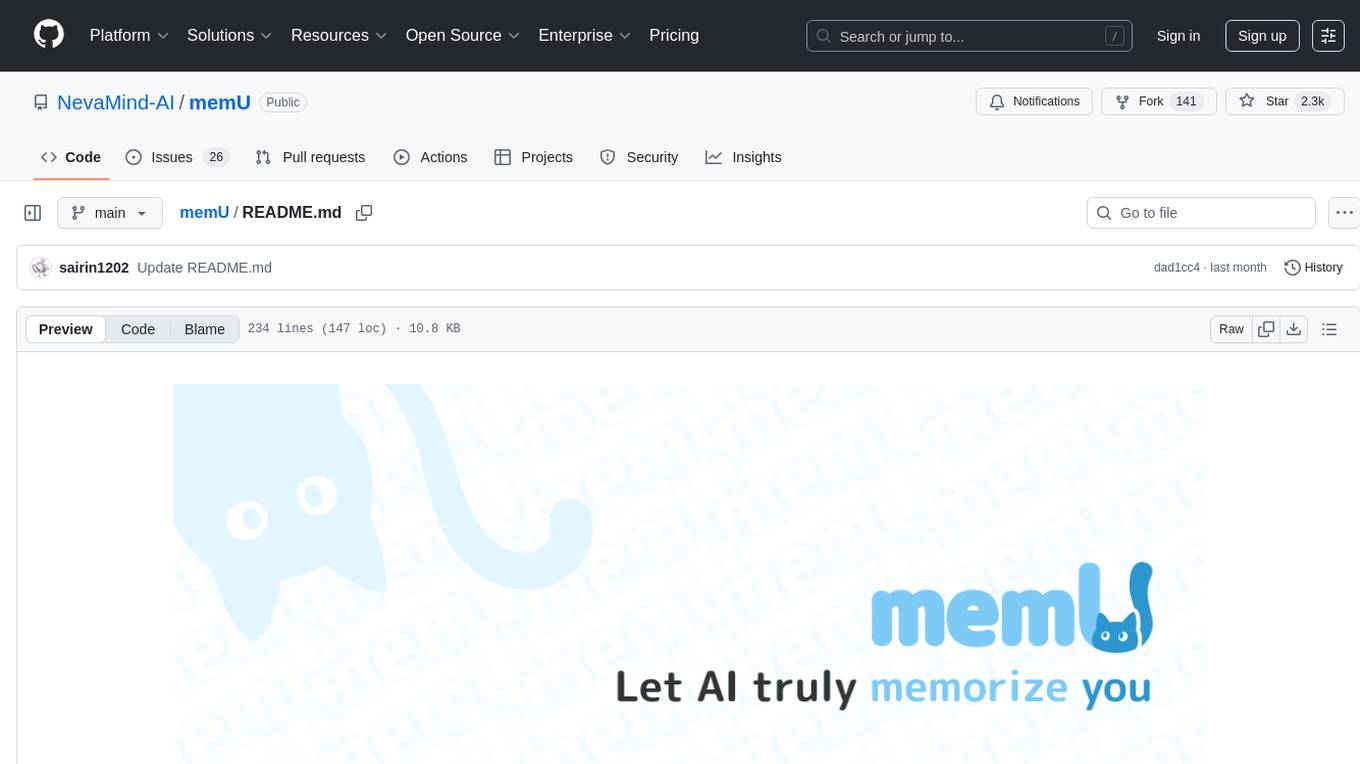 memU Screenshot