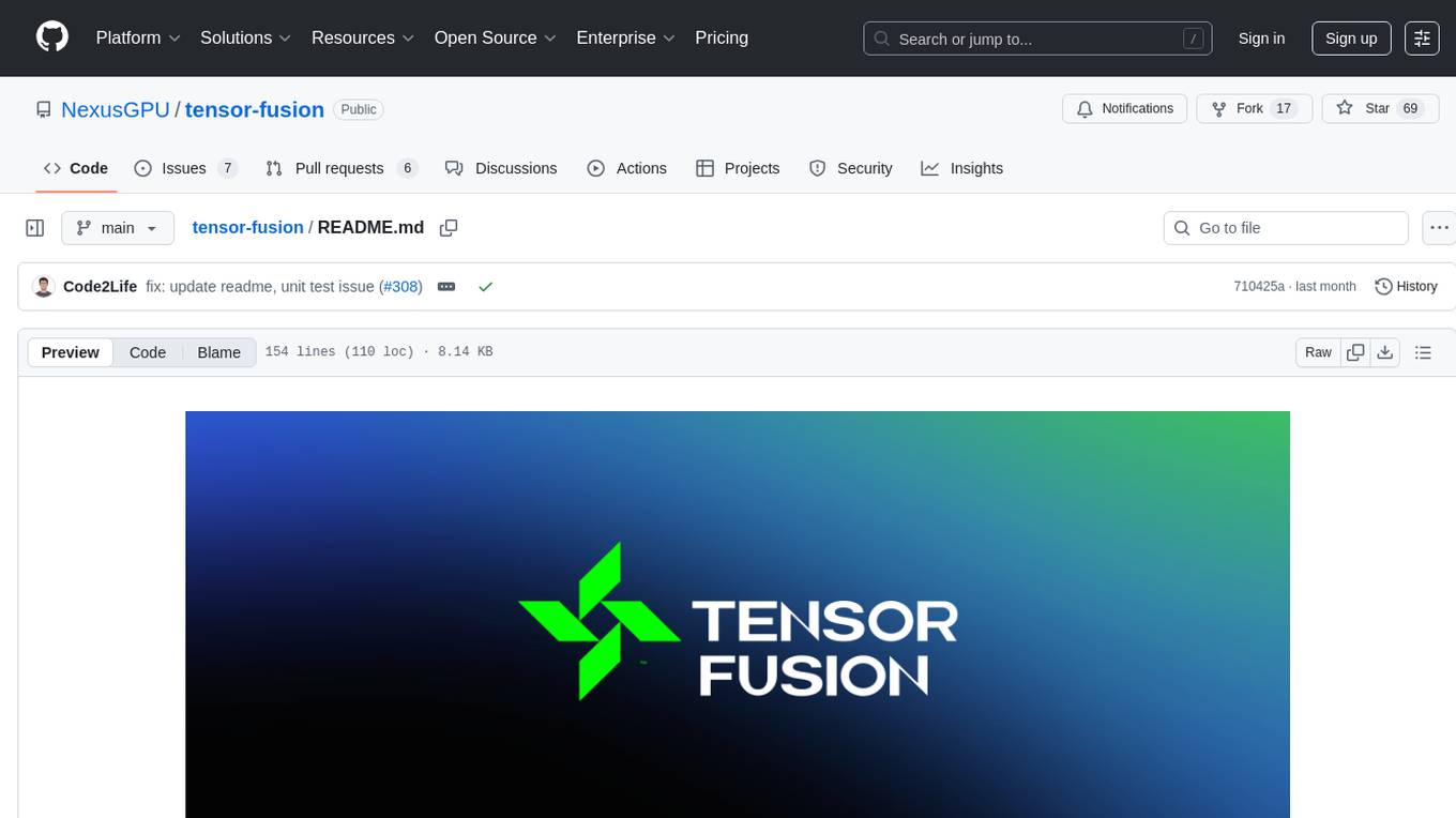 tensor-fusion Screenshot