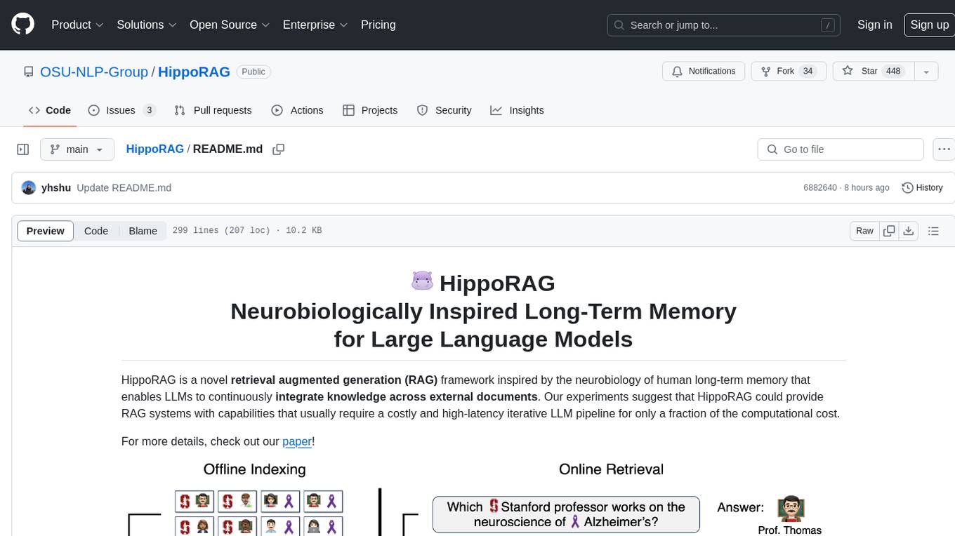HippoRAG Screenshot