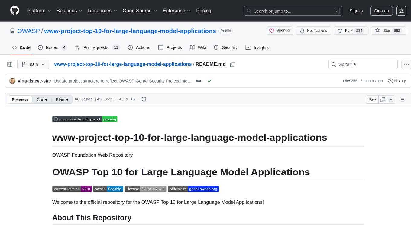 www-project-top-10-for-large-language-model-applications Screenshot