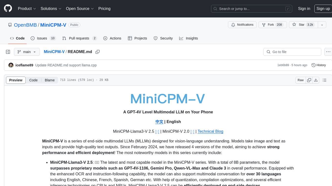 MiniCPM-V Screenshot