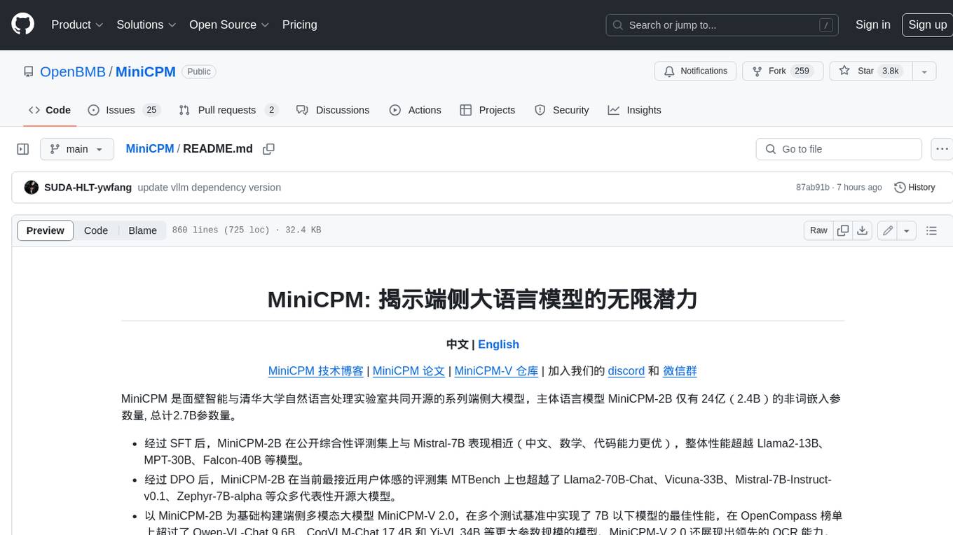 MiniCPM Screenshot