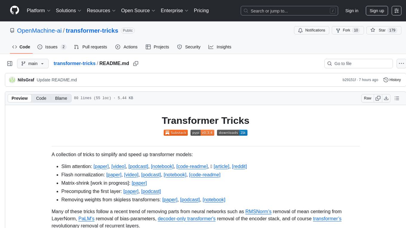 transformer-tricks Screenshot