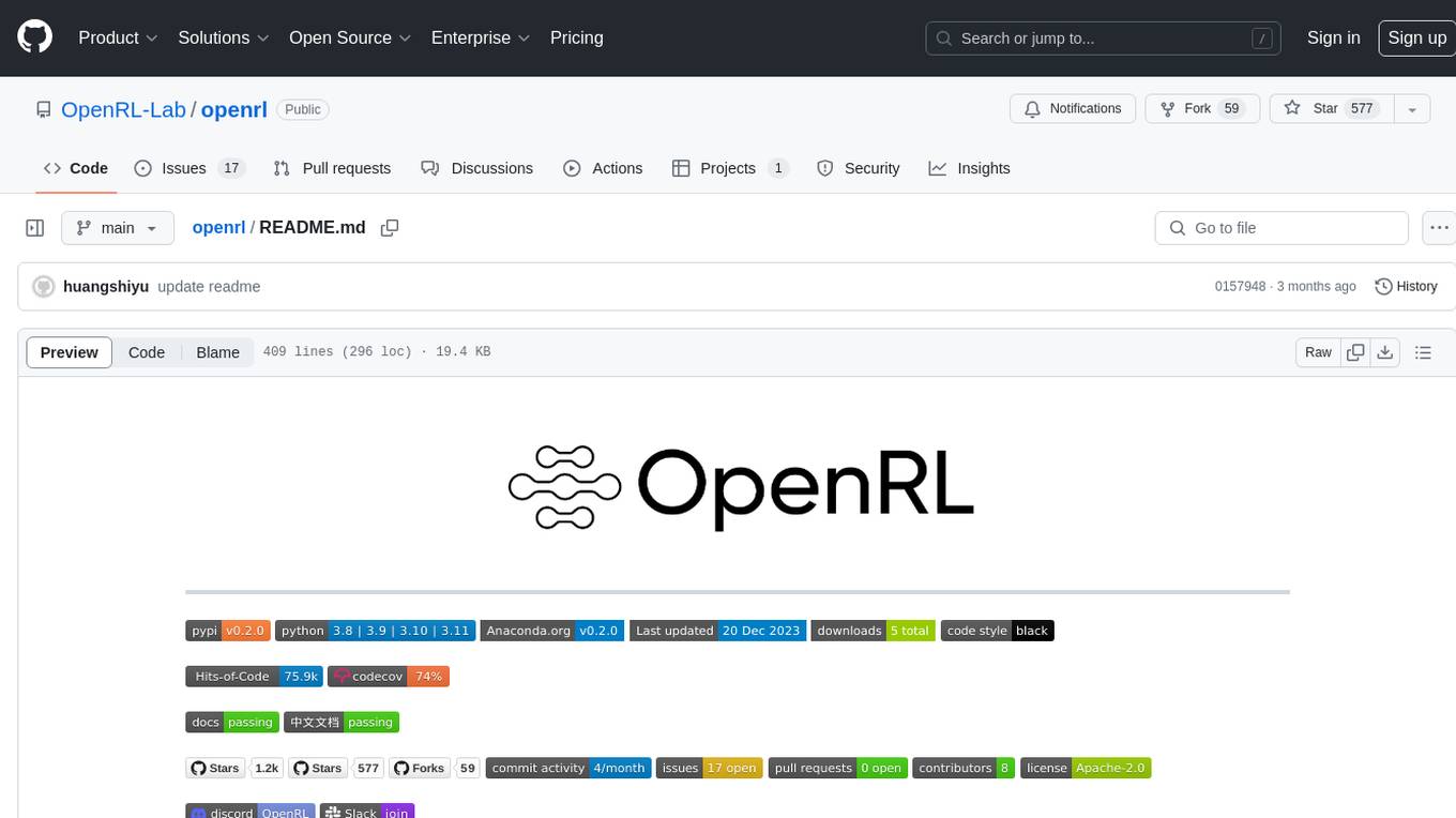 openrl Screenshot