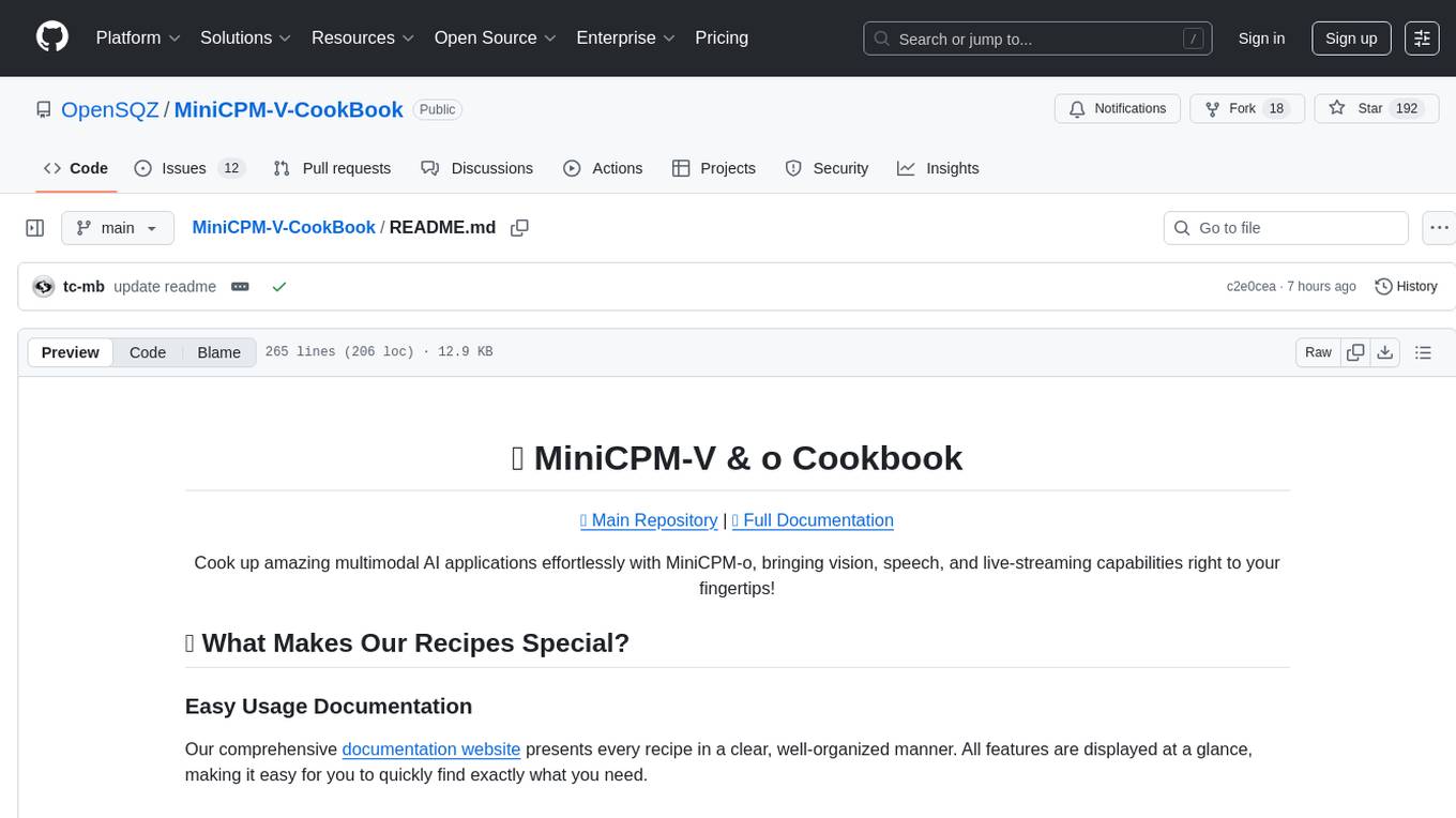 MiniCPM-V-CookBook Screenshot