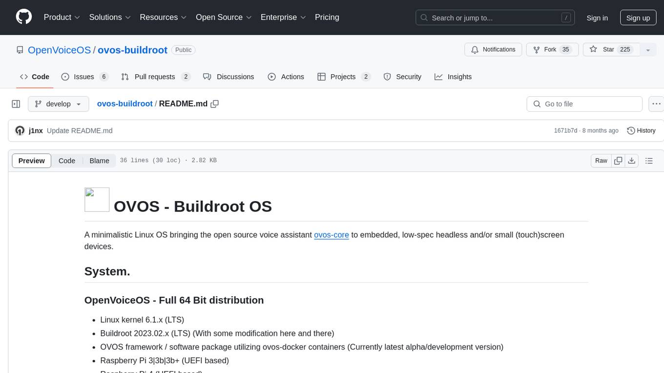 ovos-buildroot Screenshot