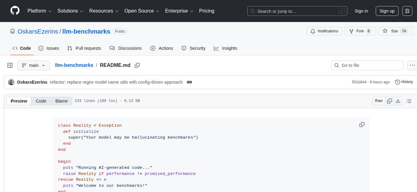 llm-benchmarks Screenshot