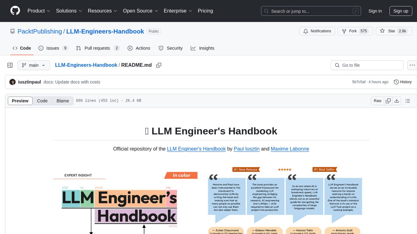 LLM-Engineers-Handbook Screenshot