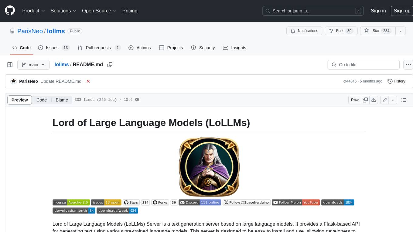 lollms Screenshot
