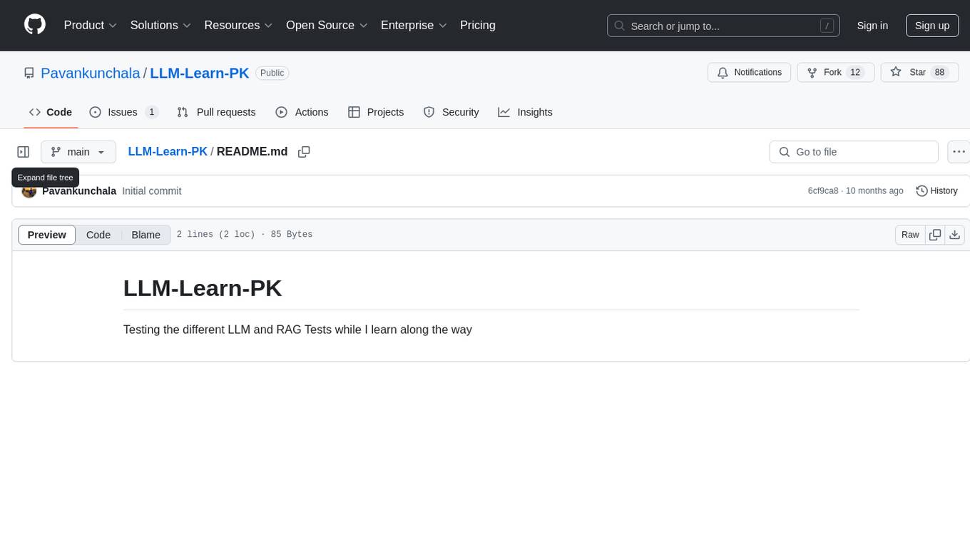 LLM-Learn-PK Screenshot