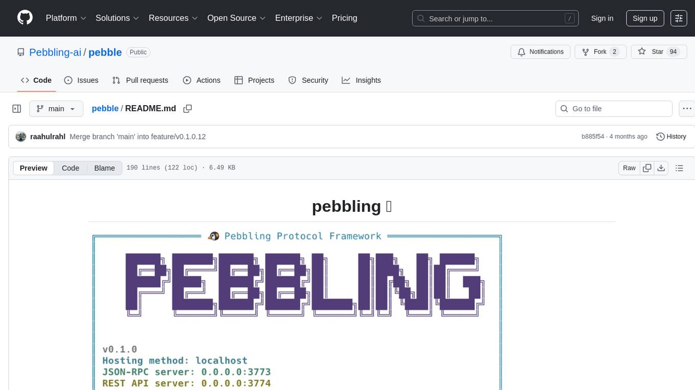 pebble Screenshot