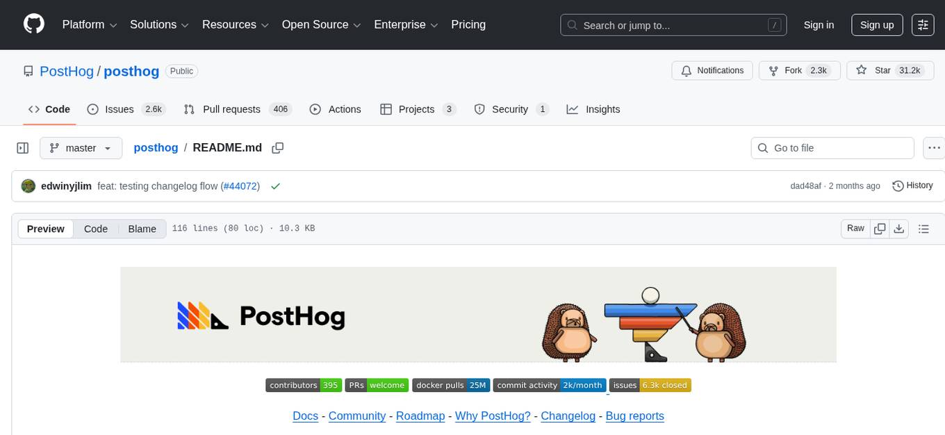 posthog Screenshot