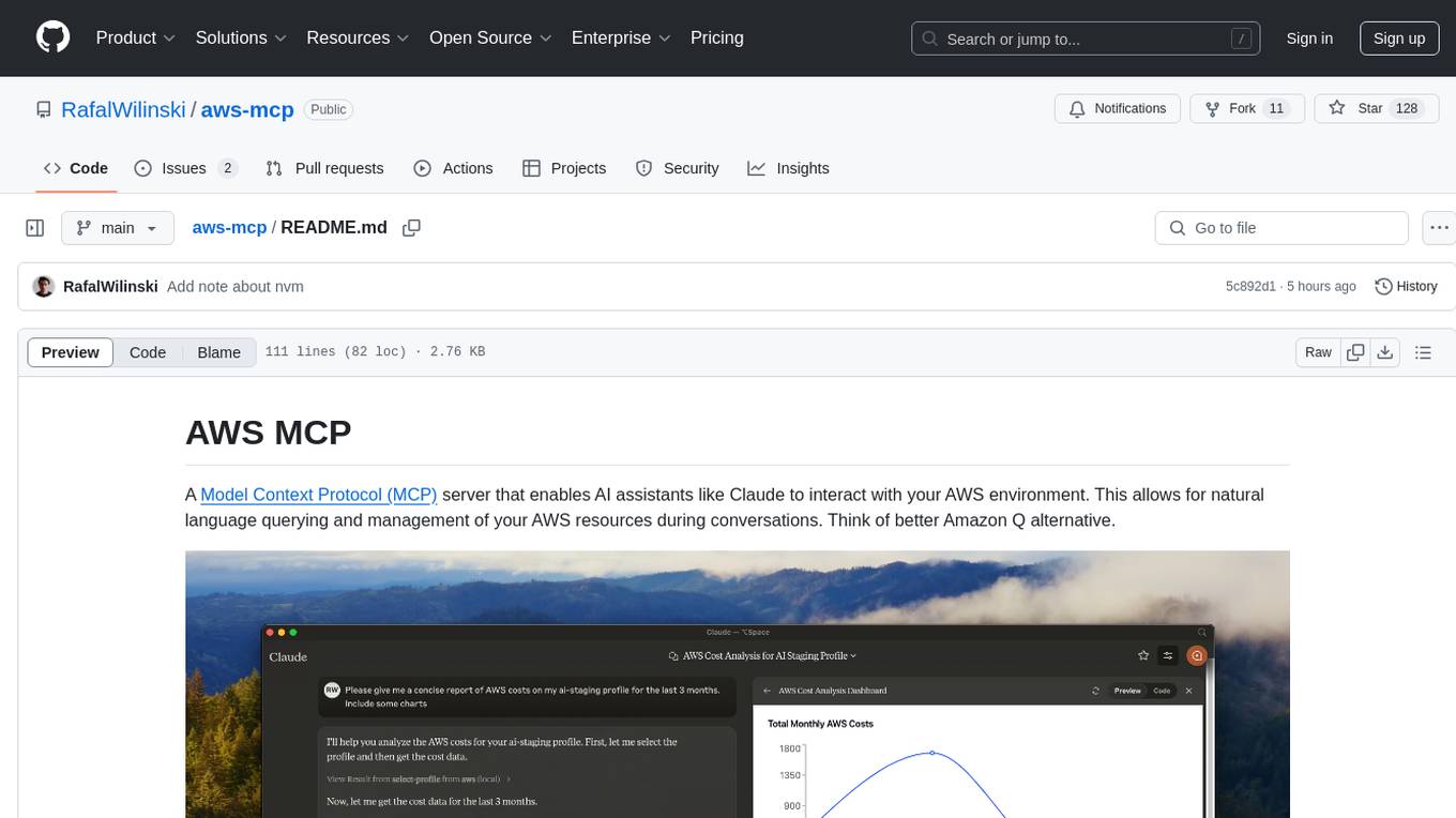 aws-mcp Screenshot