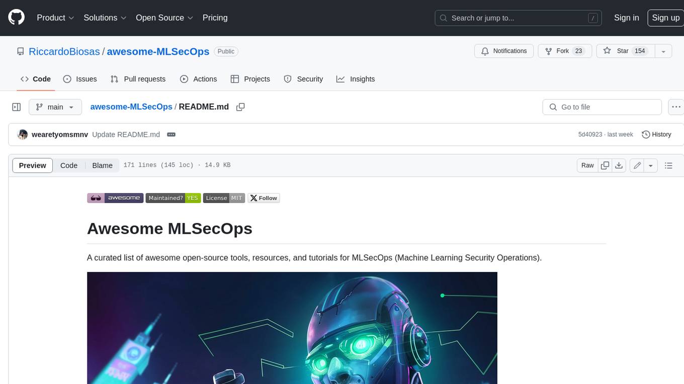 awesome-MLSecOps Screenshot