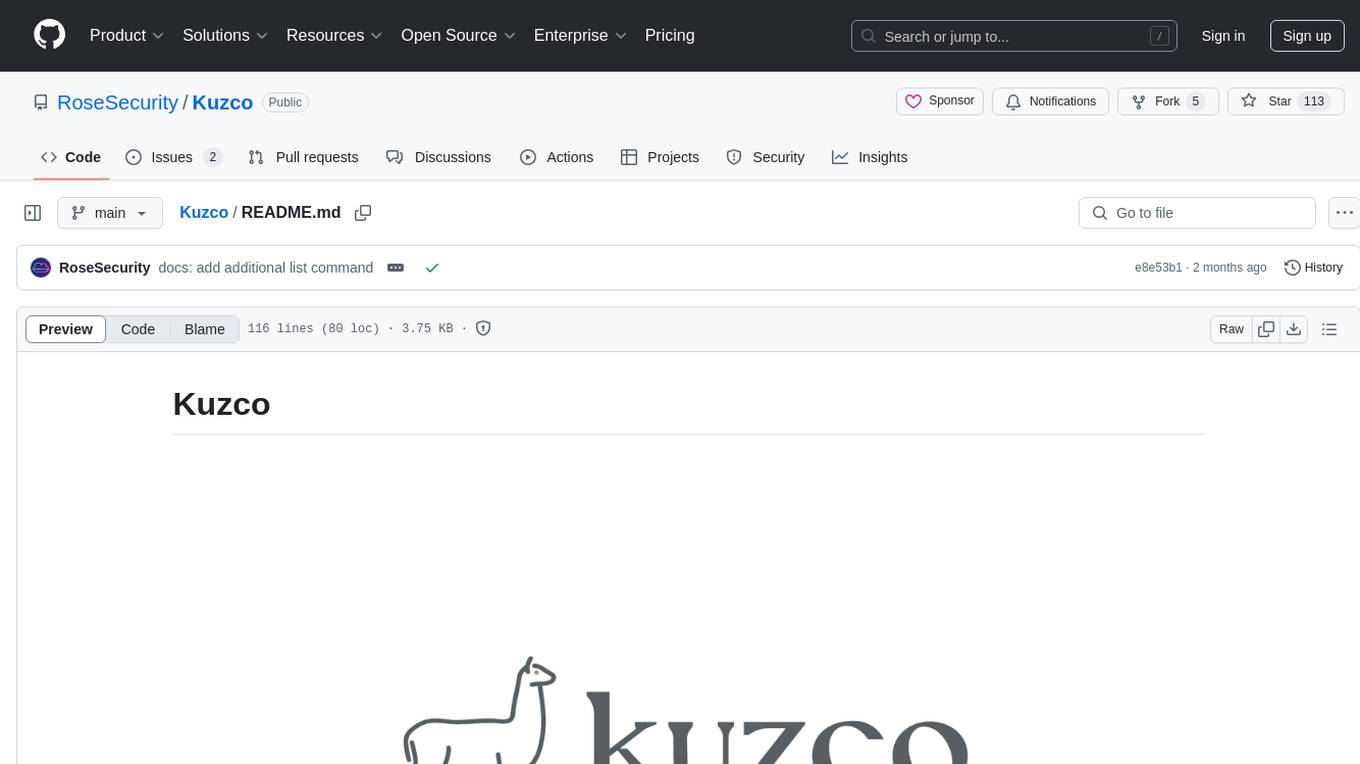 Kuzco Screenshot