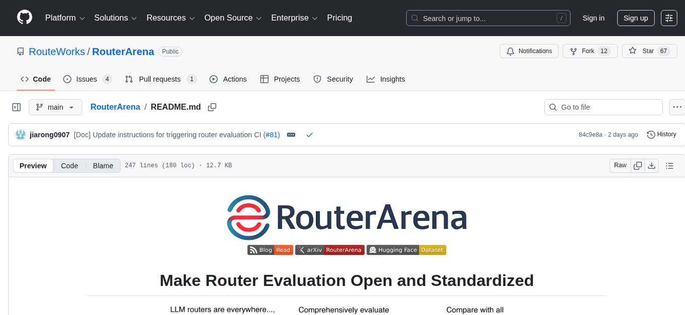 RouterArena Screenshot