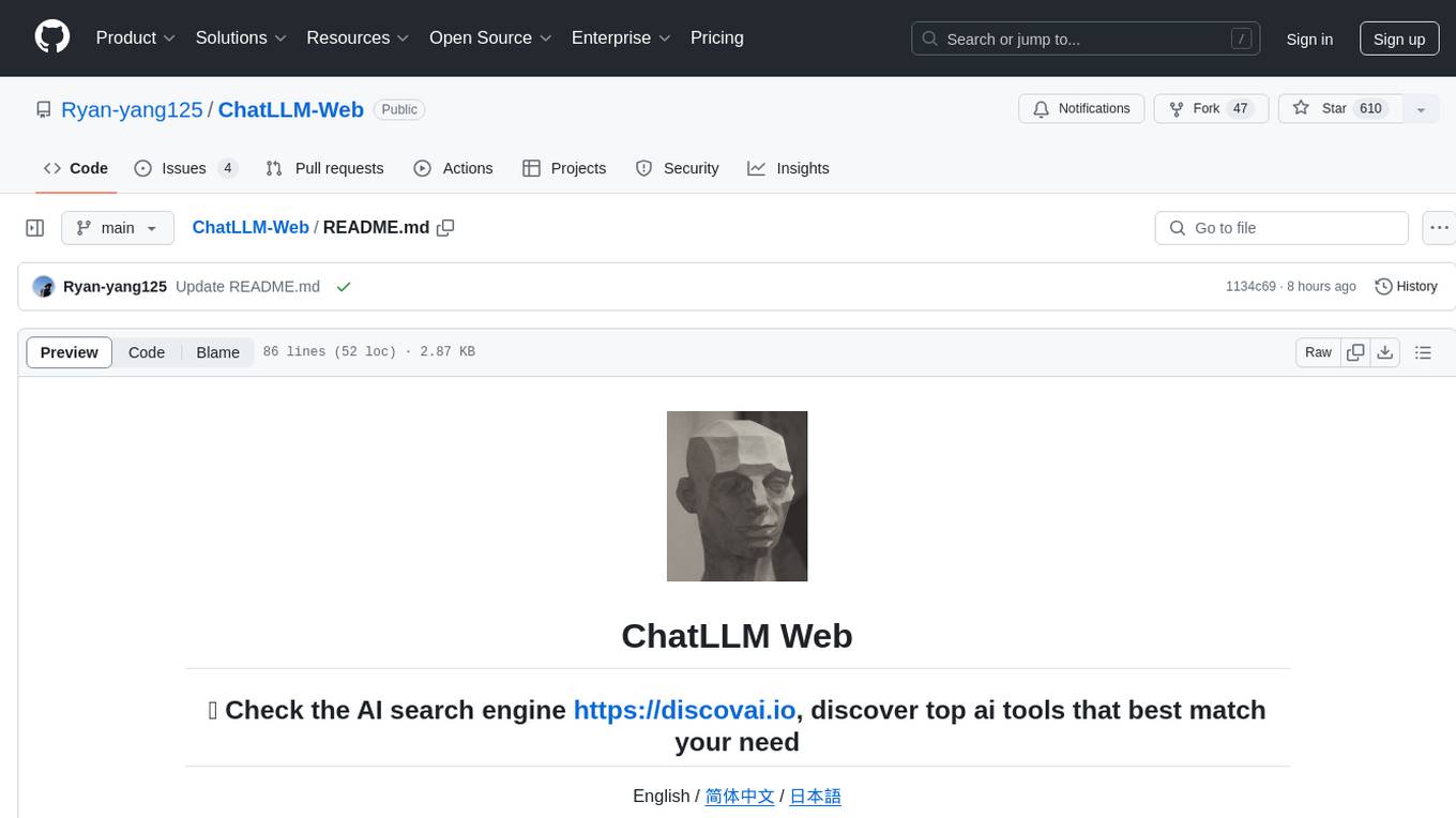 ChatLLM-Web Screenshot