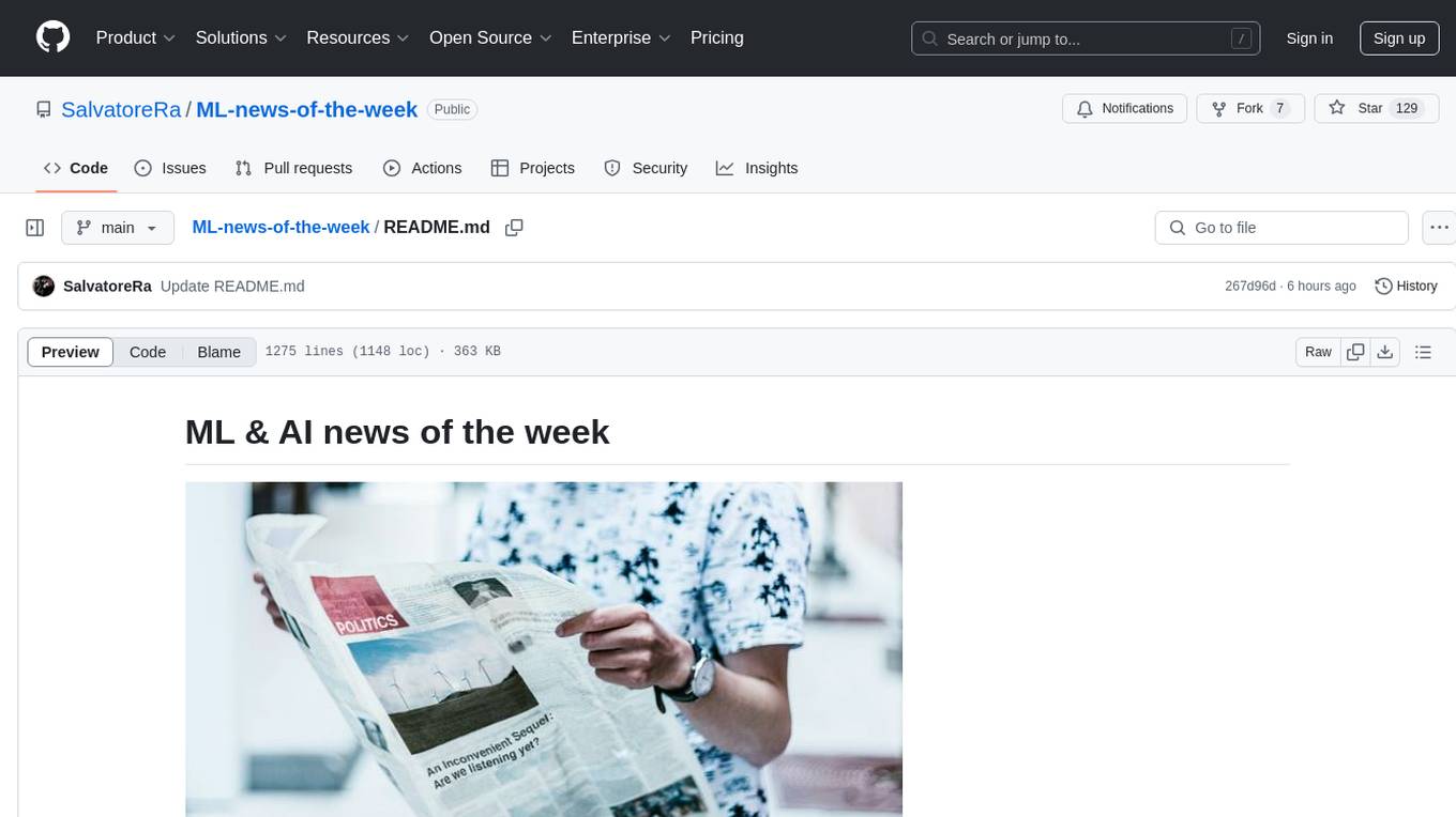 ML-news-of-the-week Screenshot