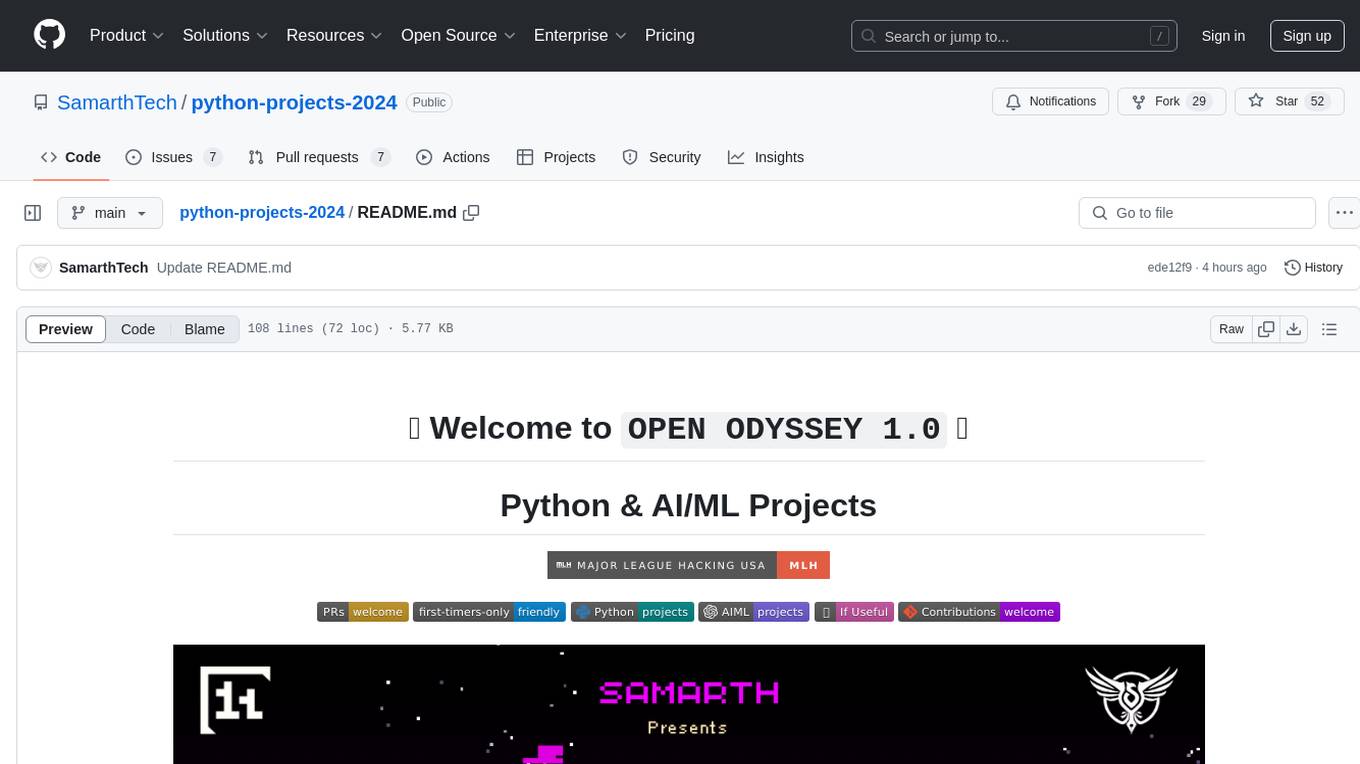 python-projects-2024 Screenshot