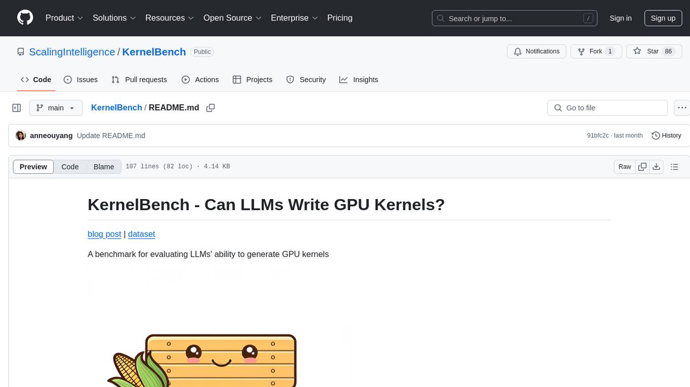 KernelBench Screenshot