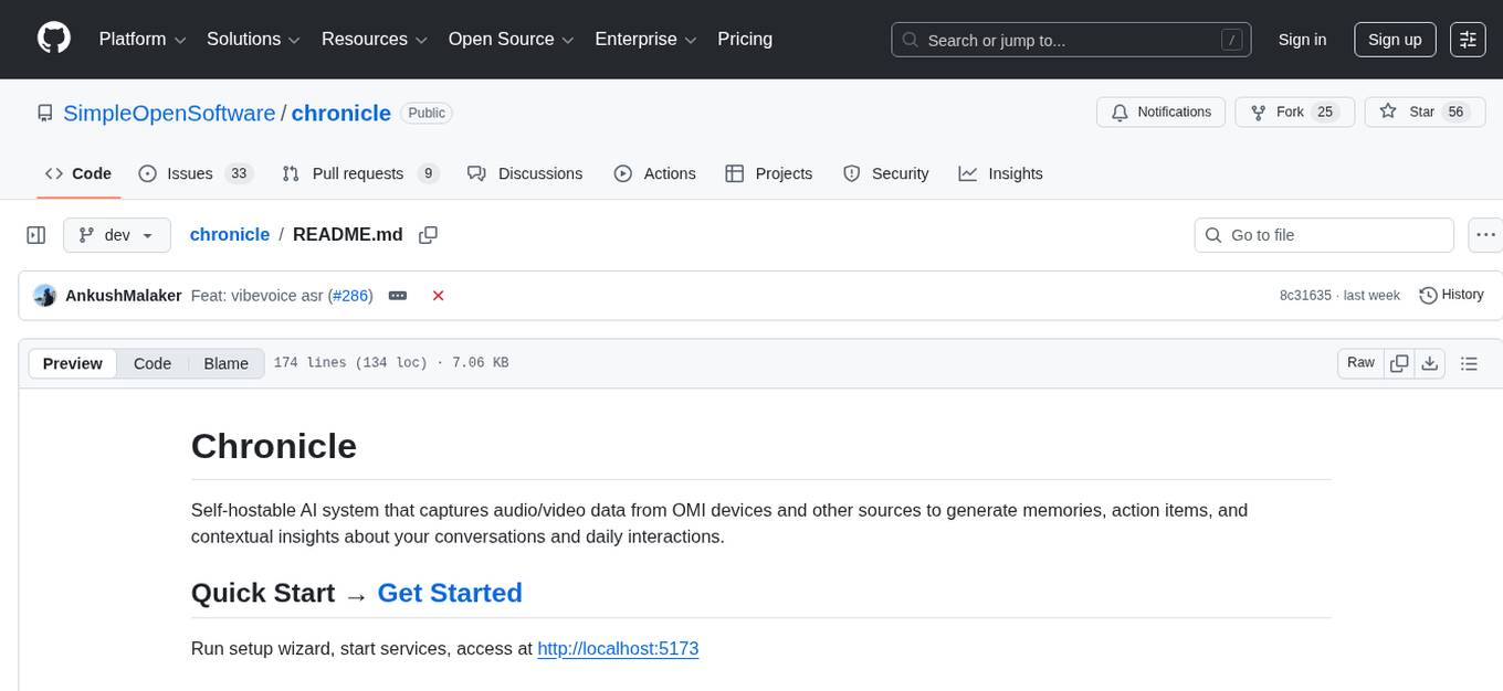 chronicle Screenshot