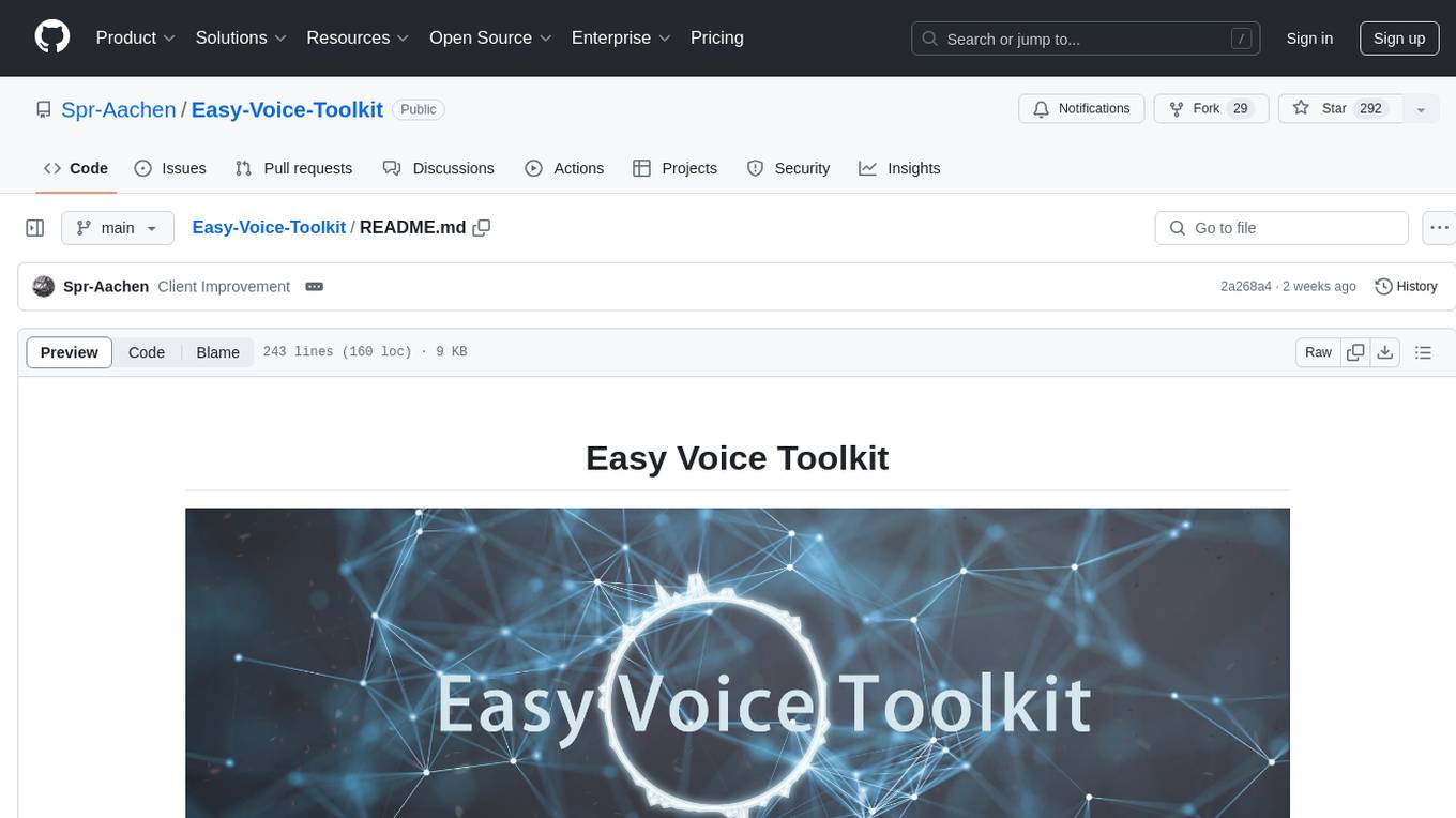 Easy-Voice-Toolkit Screenshot