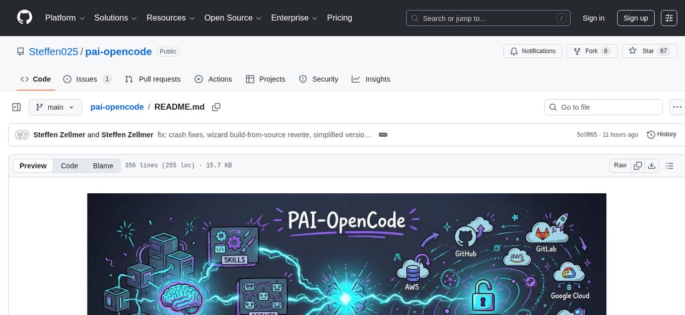 pai-opencode Screenshot