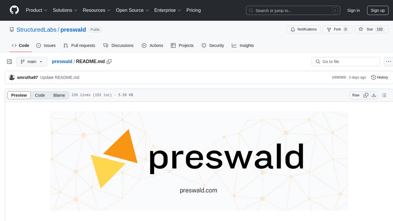 preswald Screenshot