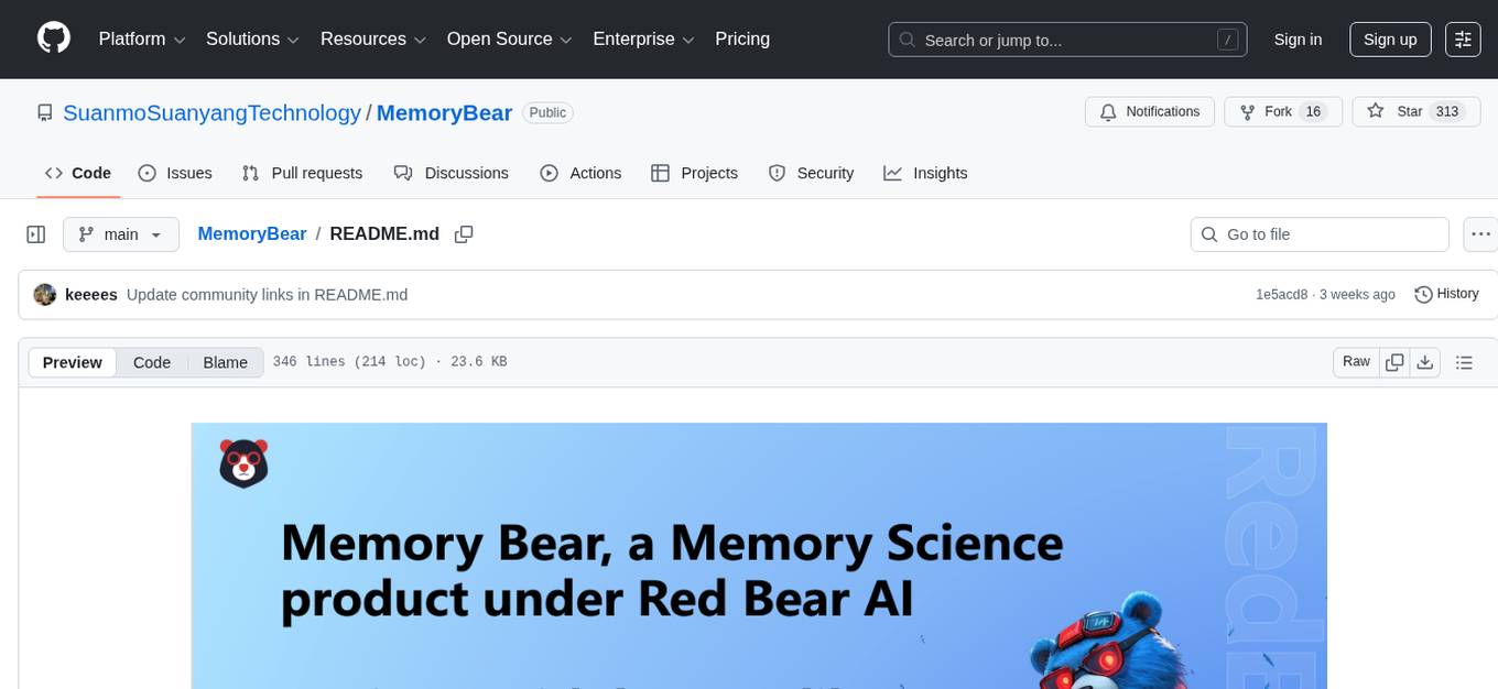 MemoryBear Screenshot