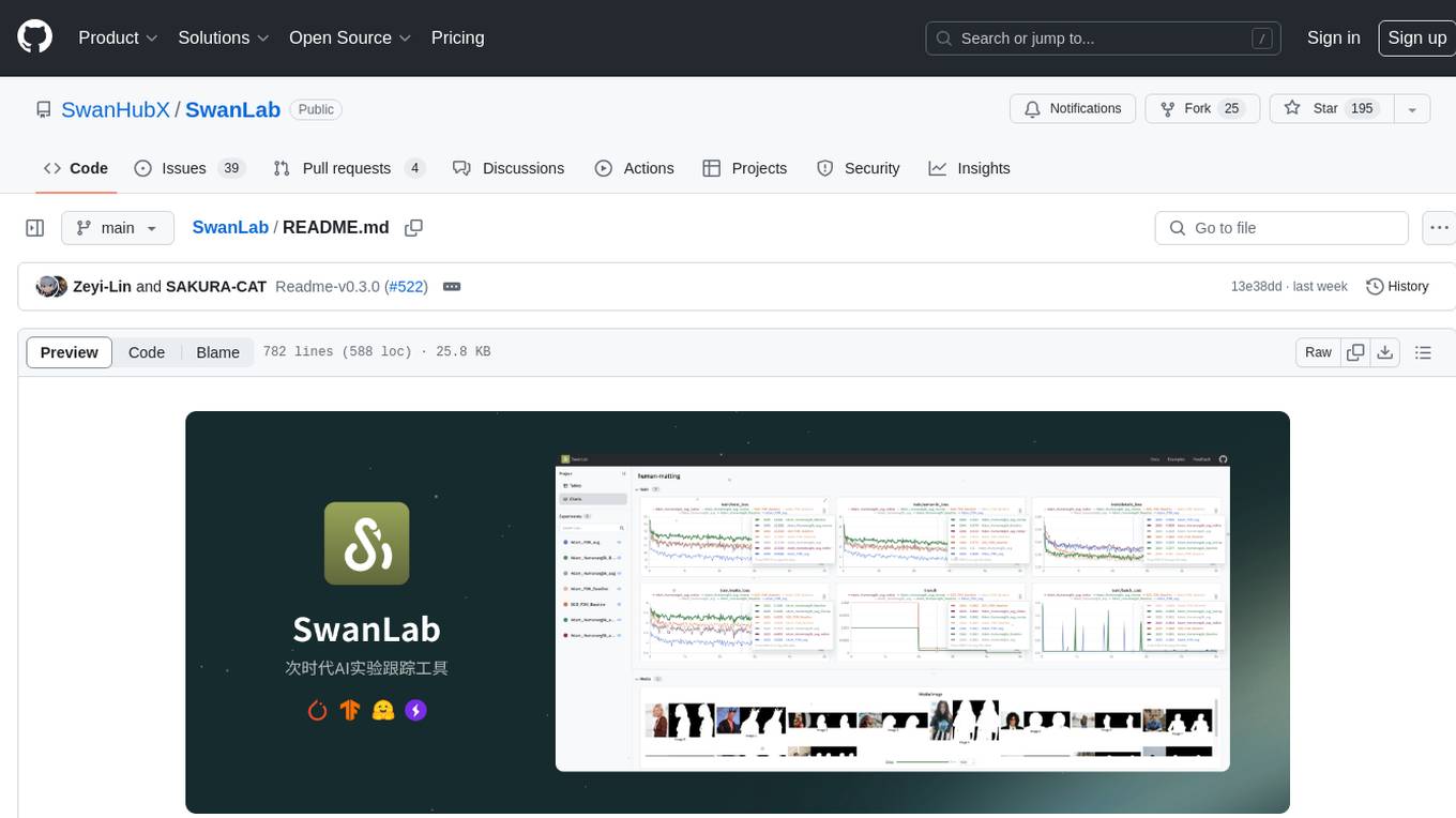 SwanLab Screenshot