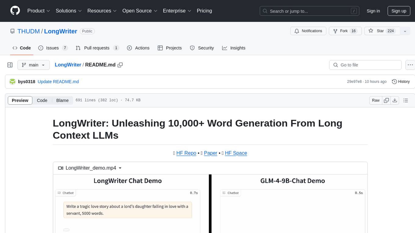 LongWriter Screenshot