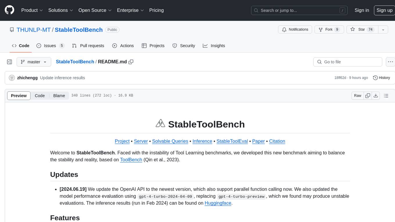 StableToolBench Screenshot