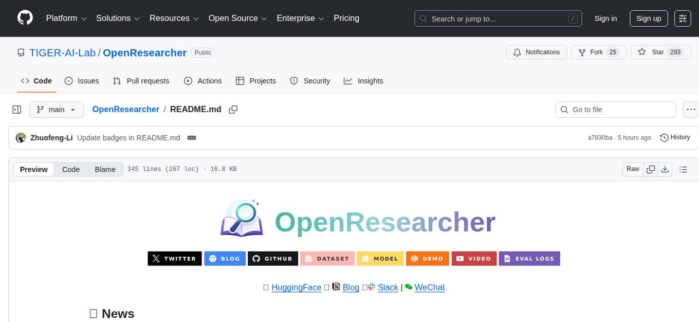 OpenResearcher Screenshot