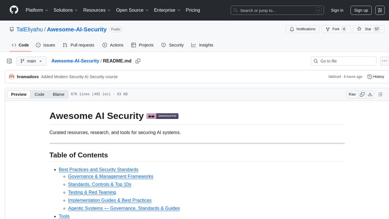 Awesome-AI-Security Screenshot