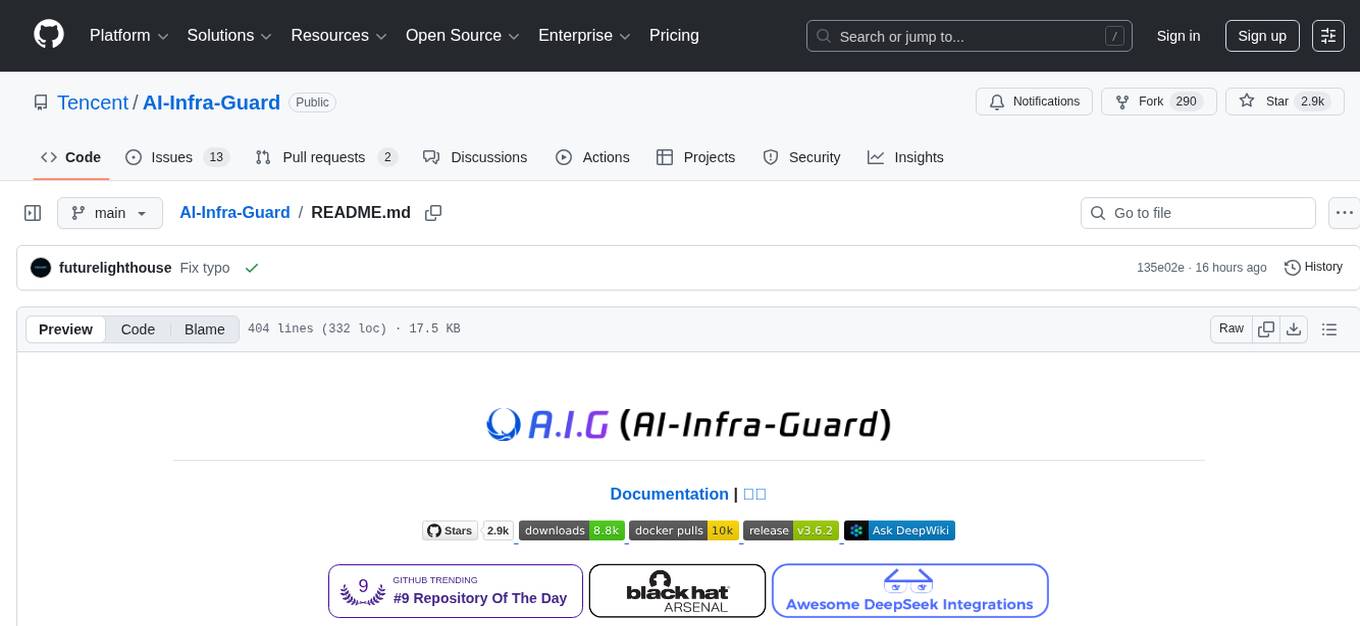 AI-Infra-Guard Screenshot