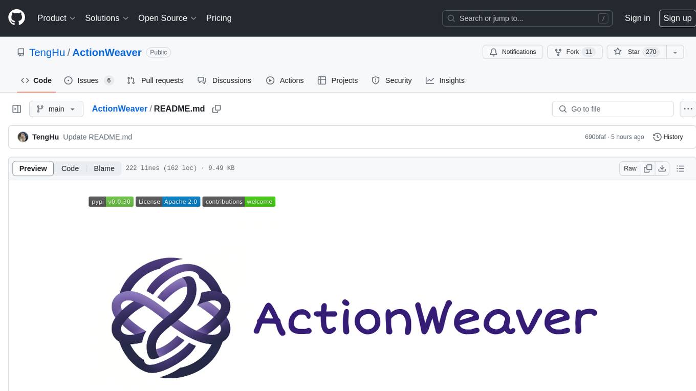 ActionWeaver Screenshot