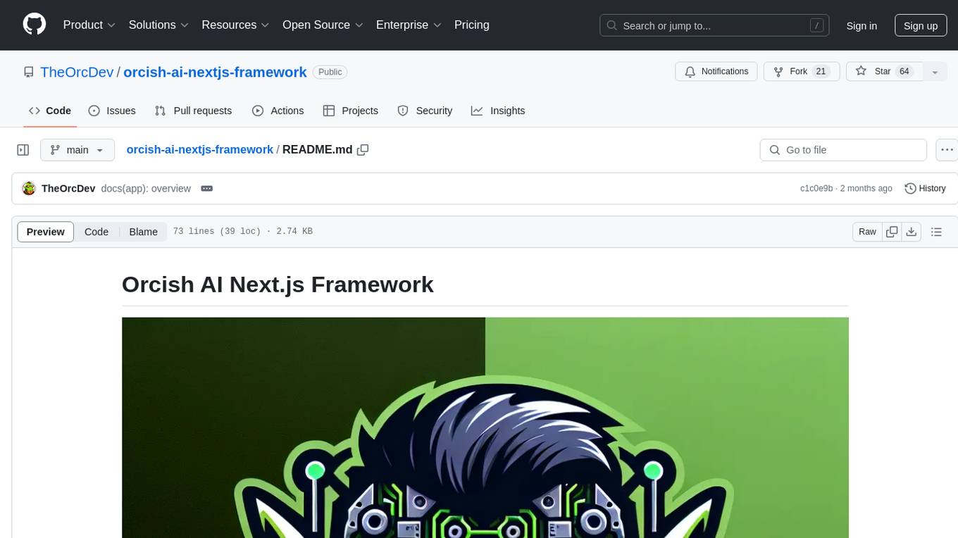 orcish-ai-nextjs-framework Screenshot