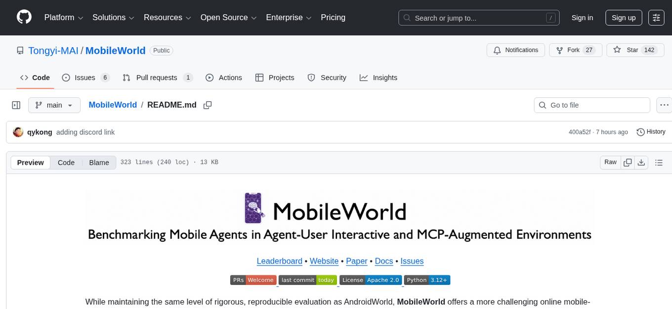 MobileWorld Screenshot