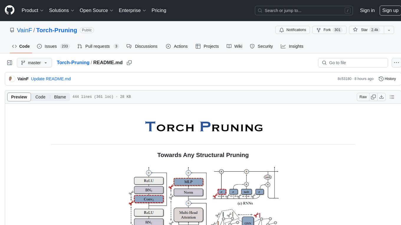 Torch-Pruning Screenshot